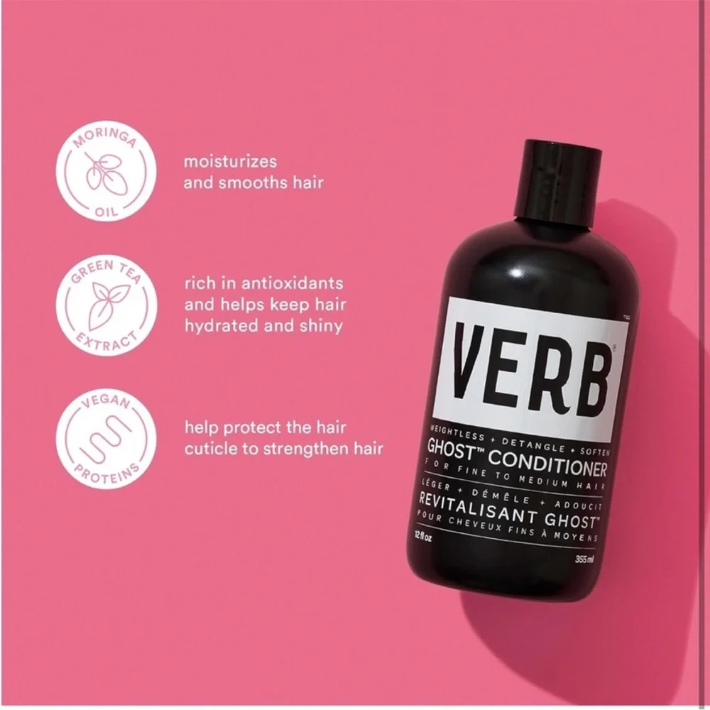 Verb Ghost Shampoo Conditioner Oil & Volume Dry Texture Spray Travel Set